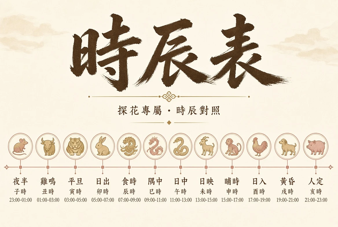 探花时辰表